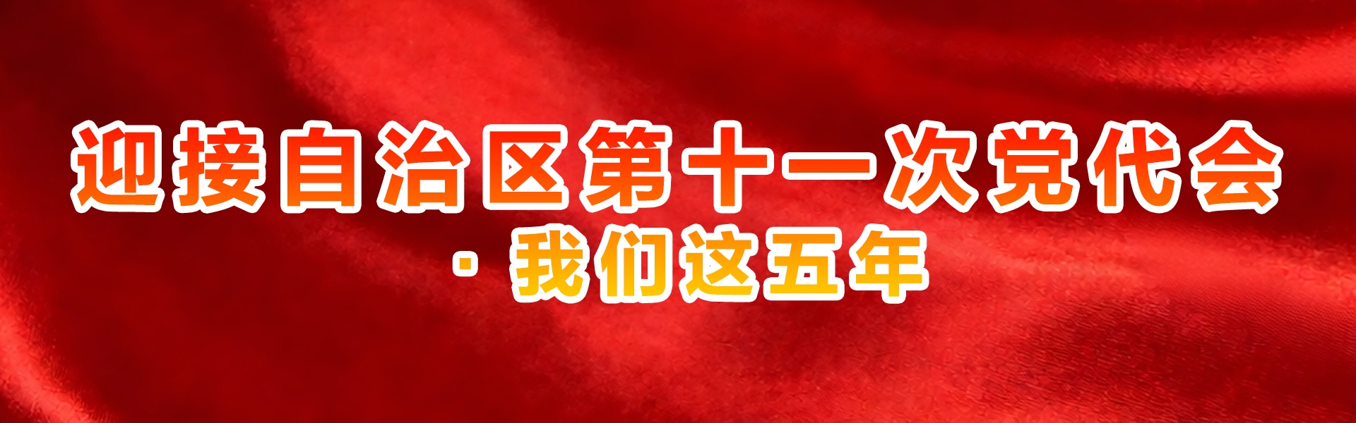  迎接自治区第十一次党代会·我们这五年